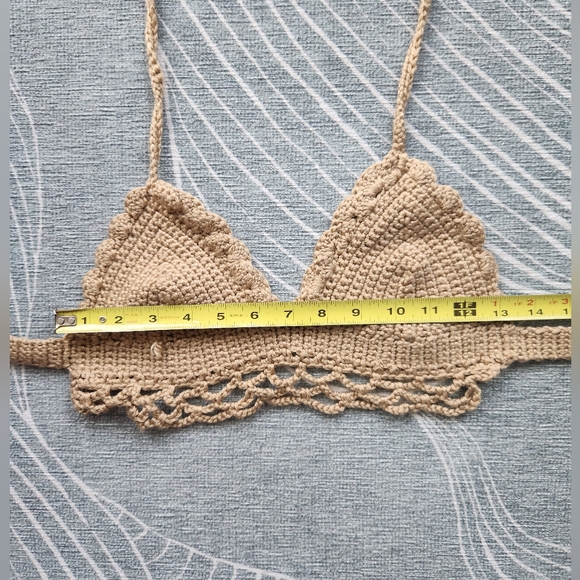 Handmade crochet festival bralette - Picture 6 of 10